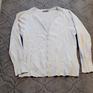 Old Navy Light Blue Button-Front Cardigan